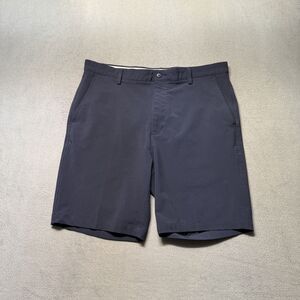 FootJoy Mens Size W38 Performance Golf Shorts Navy Blue Stretch Flat Front